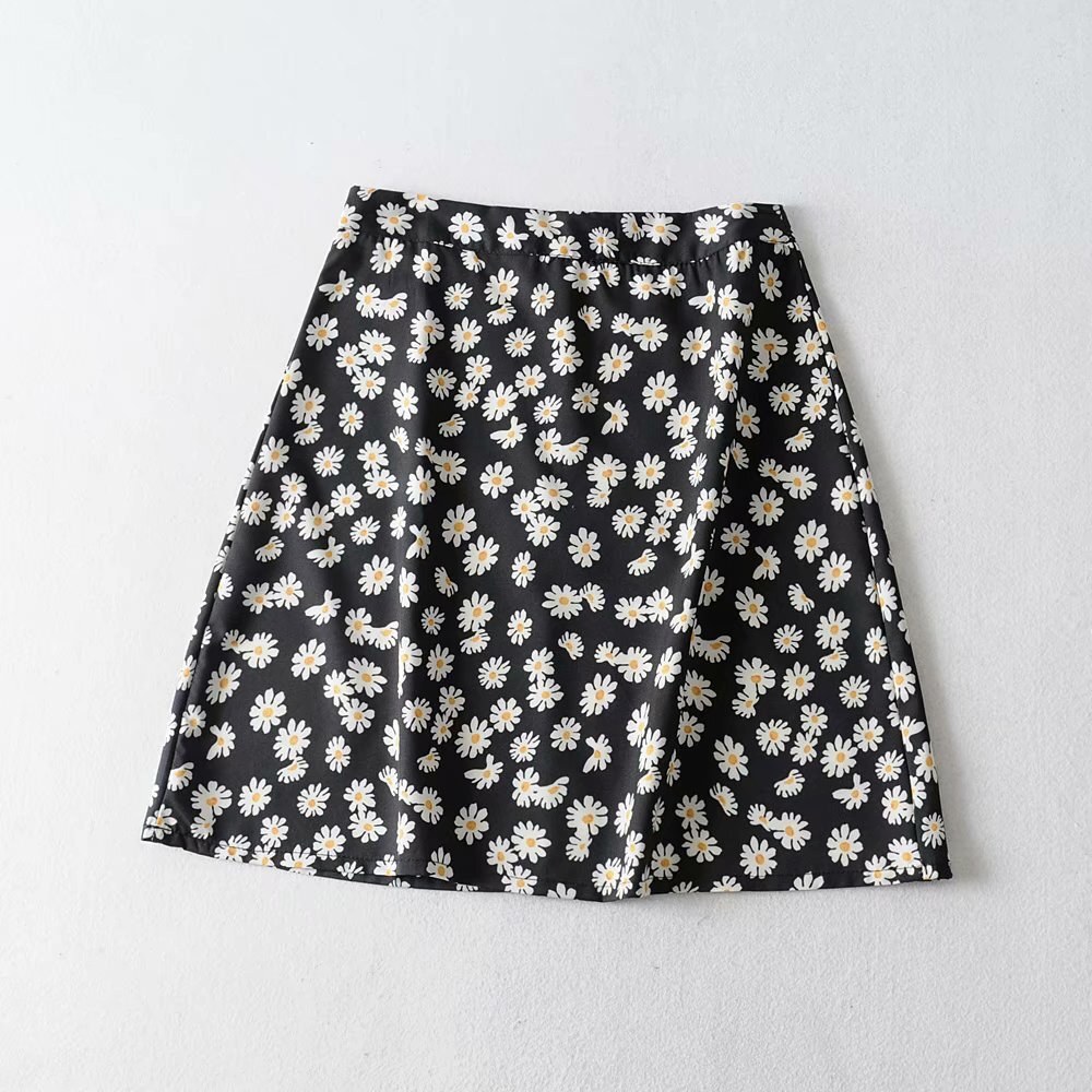 Ntextil AY076C - Daisy print skirt