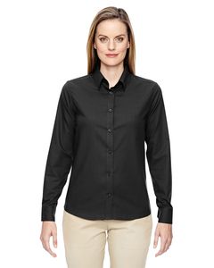 Ash City North End 77043 - Paramount Ladies Wrinkle Resistant Cotton Blend Twill Checkered Shirt