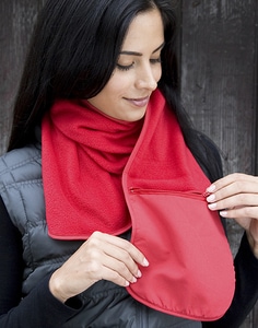 Result Winter Essentials R100 - Fleece Schal mit Tasche