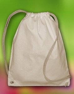 Bags by JASSZ OG Backpack - `Pine` Organic Cotton Drawstring Backpack