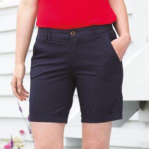 Front Row FR606 - Womenss stretch chino shorts tagless