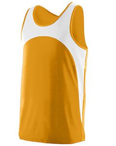 Augusta 340 - Adult Wicking Polyester Sleeveless Jersey with Contrast Inserts