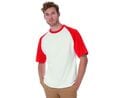 B&C BC230 - T-shirt da baseball con maniche raglan a contrasto