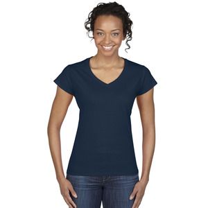 Gildan GN412 - T-Shirt Col V Femme 100% Coton