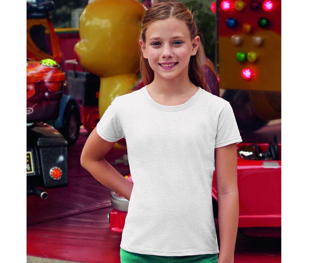 Fruit of the Loom SC229 - Girl's valueweight tee