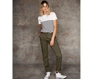 Front row FR622 - Dames Stretch Chino Broek
