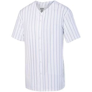Augusta Sportswear 1685 - Pinstripe Full Button Baseball Jersey