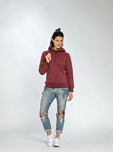 Lemon & Soda LEM3232 - Zware Sweater Hooded Raglan voor haar