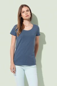 Stedman STE9300 - T-shirt con girocollo da donna ORGANIC JANET