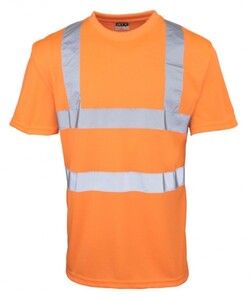RTY High Visibility HV071 - Camiseta HV071 naranja de alta visibilidad