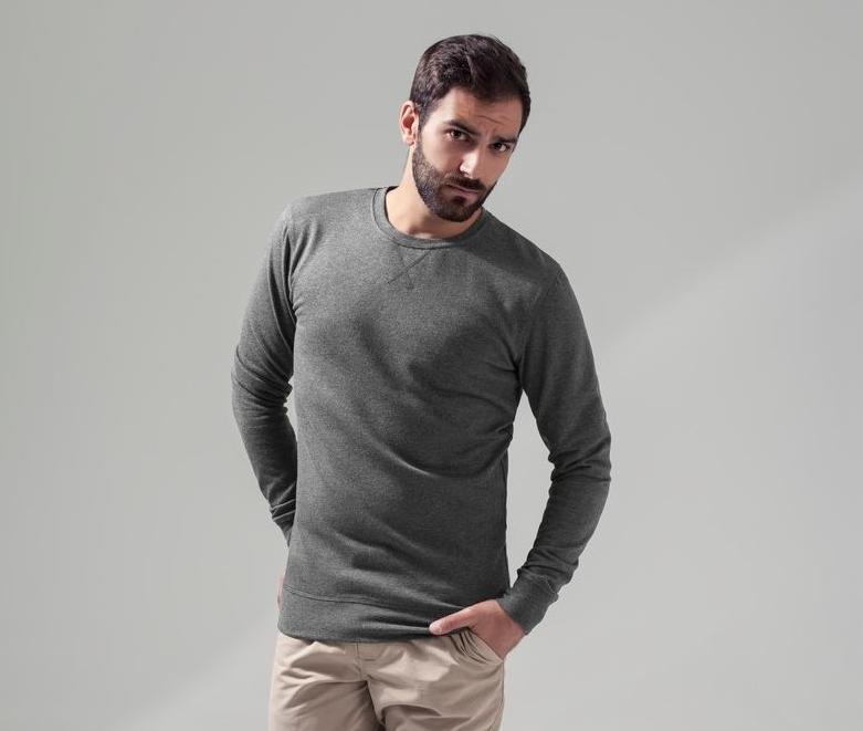 Build Your Brand BY010 - Lightweight crew neck sweatshirt