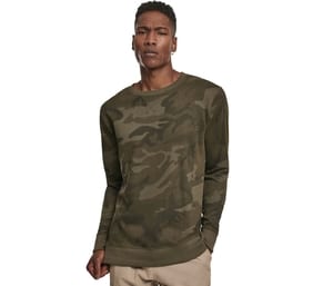 Build Your Brand BY110 - Round neck camouflage Sweat