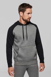 Proact PA369 - Adult two-tone hooded sweatshirt
