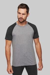 Proact PA4010 - T-shirt Triblend bicolore sport manches courtes adulte