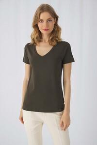 B&C CGTW045 - Ladies Organic Inspire Cotton V-neck T-shirt