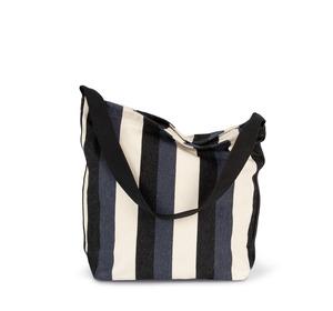Kimood KI5211 - Recycled shoulder bag - Striped pattern
