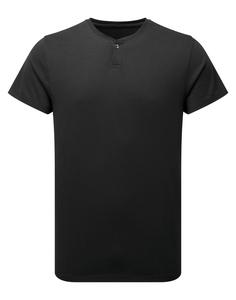 Premier PR219 - Umweltfreundliches Herren-T-Shirt mit Knopfleiste „Comis“