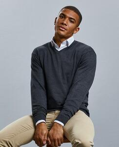 Russell R710M - Knitted V-Neck Pullover Mens