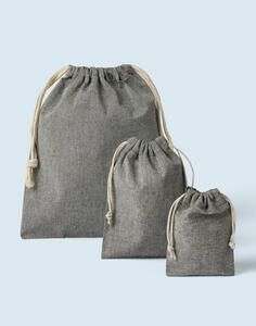 SG Accessories - BAGS (Ex JASSZ Bags) REC-StuffBag-DS - Recycled Cotton/Polyester Stuff Bag