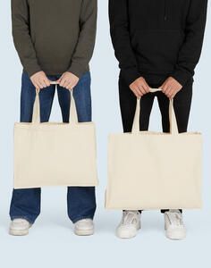 SG Accessories - BAGS (Ex JASSZ Bags) CA-WSF-LH - Canvas Wide Shopper with Fold LH