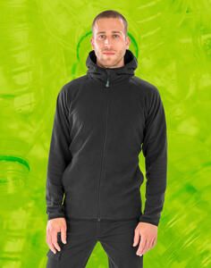 Result Genuine Recycled R906X - Hooded Recycled Microfleece Jacket