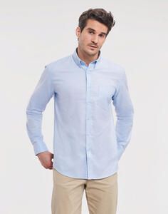 Russell Collection 0R928M0 - Mens LS Tailored Button-Down Oxford Shirt